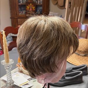 Stylish Dark Blonde with Highlights Wig